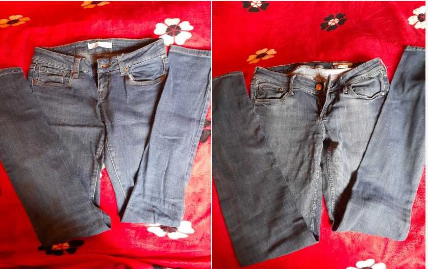 Blugi dama, jeans - model slim,elastici, 2 Buc. 36-37 S