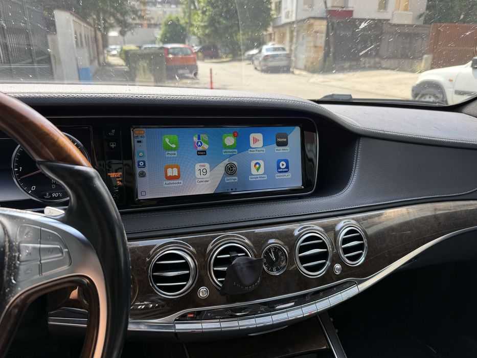 CarPlay/Android Auto модул + монтаж за Mercedes S/C/A/GLC/B/… и други