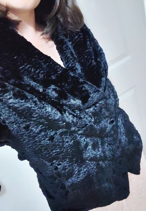 Haină de blană  ,XL , elegantă