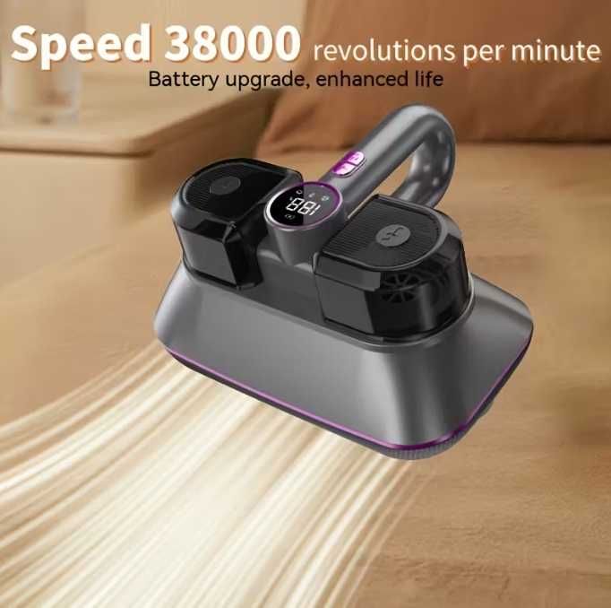 Мощна прахосмукачка против акари за матраци, килими, дивани