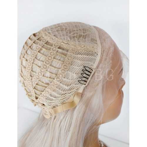 Дълга къдрава руса лейс фронт перука Алисия