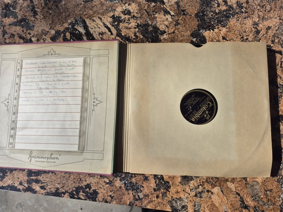 Vând lot 10 Discuri Grammophon & patefon colectie cu muzica clasică