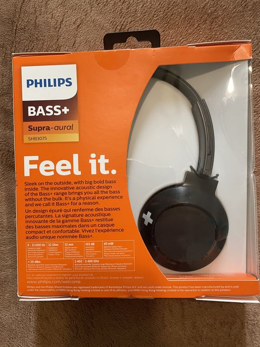 Casti Philips. Produs NOU. 150 lei.