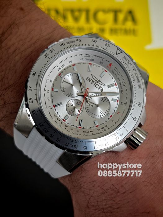 INVICTA Aviator white 50 mm, Инвикта нов ръчен часовник