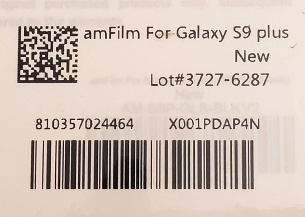 amFilm - Ecran Protector pentru Telefon Samsung Galaxy S9 Plus