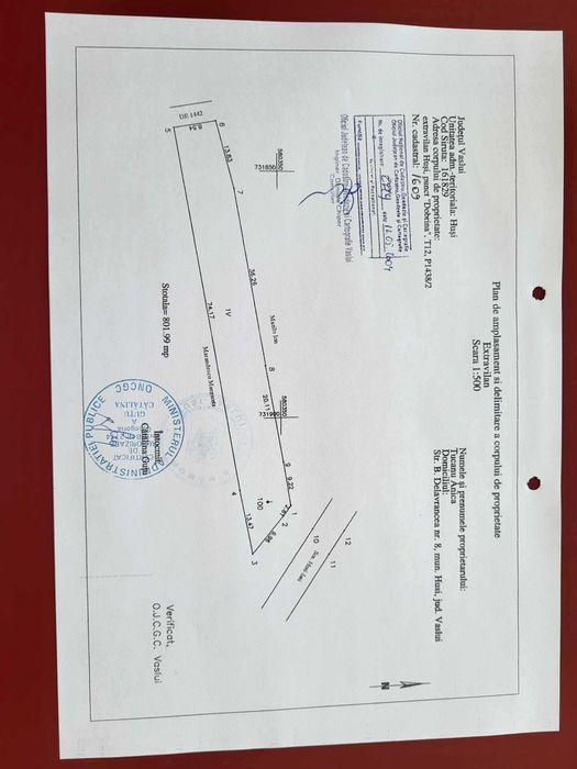 Teren intravilan 1000mp