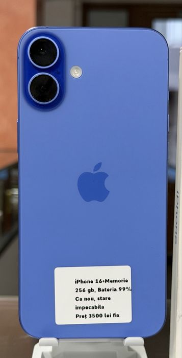 iPhone 16 plus Pret 3500 lei