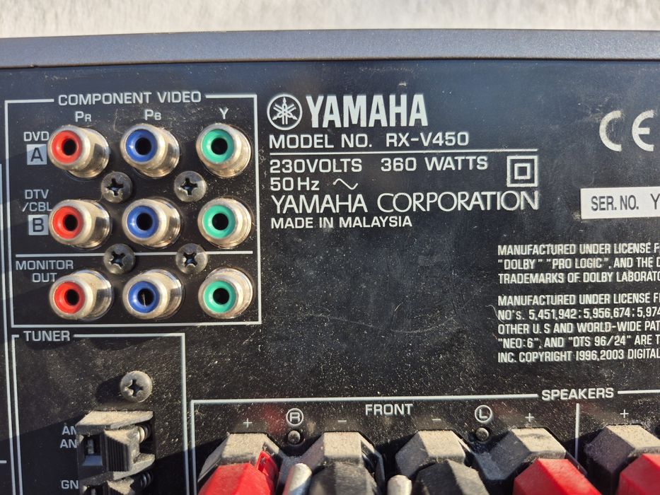 Vând YAMAHA Natural Sound AV RECEIVER RX - V450
