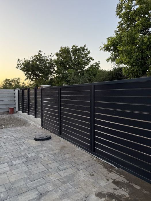 Gard Riflaj din wpc (lemn compozit )