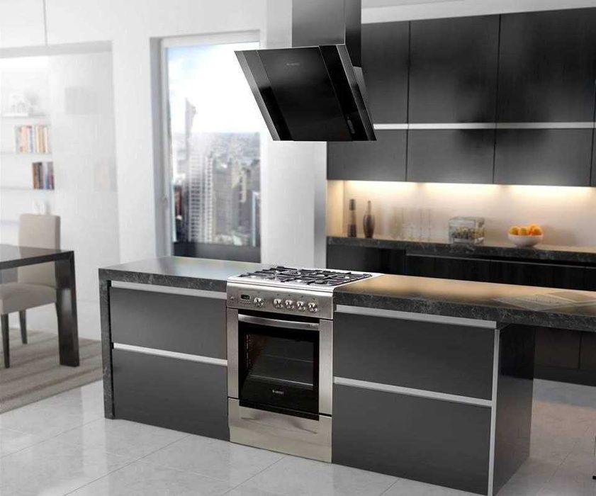 Gefest ( современная газовая плита) "Стальной жемчуг" Premium