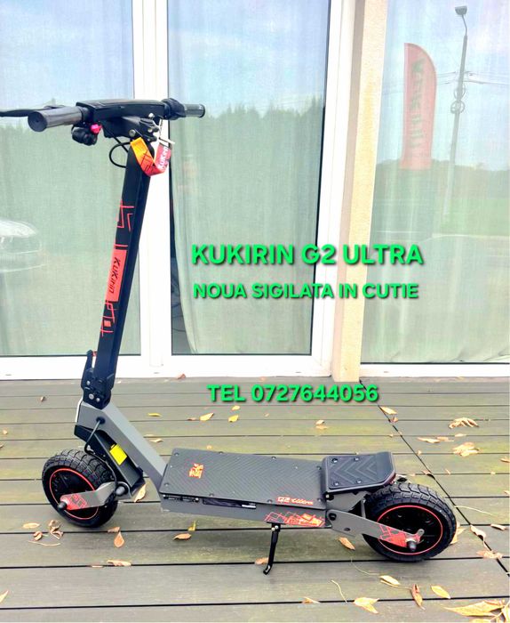 Trotineta electrica KUKIRIN G2 ULTRA 2 motoare 1600w 18.2 ah NOUA