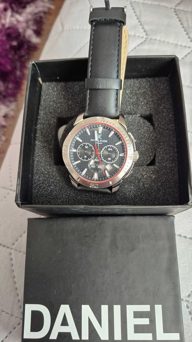 Ceas Daniel Klein Exclusive nou,curea piele,la cutie