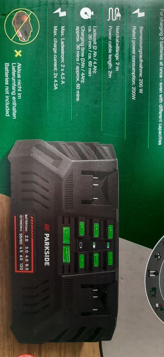 Set Incarcator +acumulator smart parkside