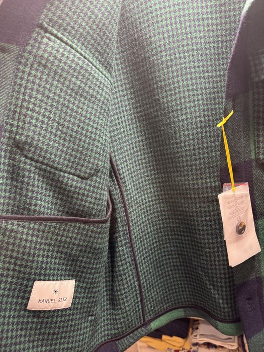 Manuel Ritz geaca stil camasa 50% lână