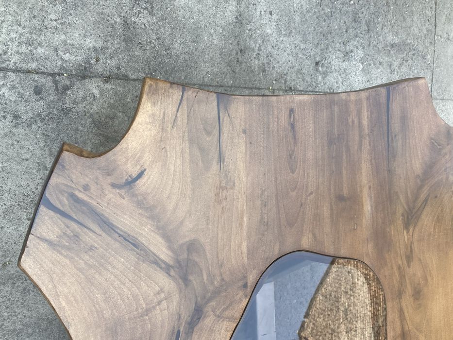 Трапезарна орехова маса 210 см