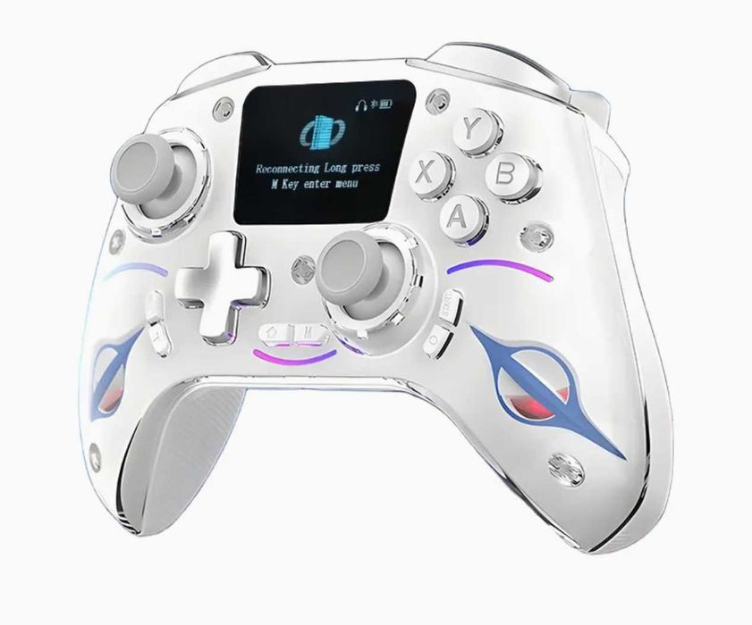 Controller wireless 3 moduri pentru PS4 NS IOS PC TV Smart Screen, Hall Effect, 1200mAh