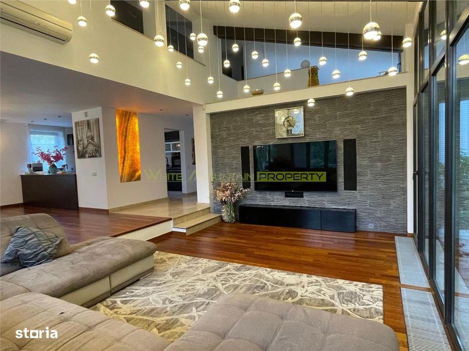 Corbeanca, vila pe colt, 9 camere, sauna
