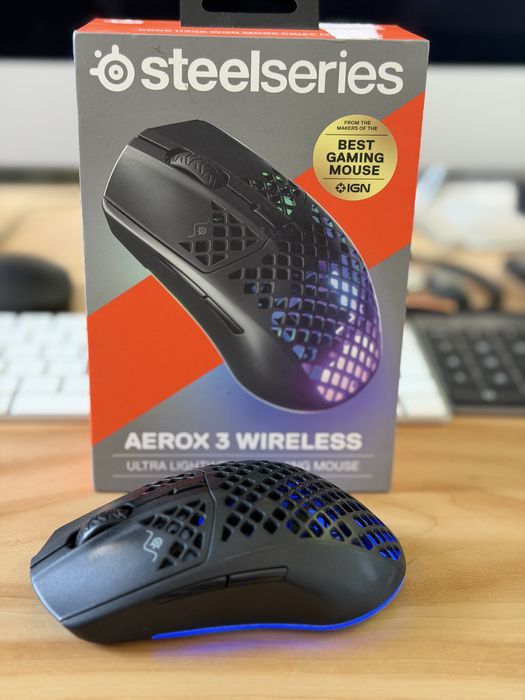 SteelSeries Aerox 3 Gaming Mouse Геймърска Мишка Грйминг