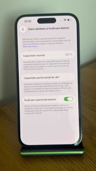 Indisponibil gb, sanatate baterie 100% Functioneaza si arata 10/10