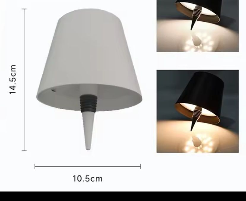 Акумулаторна LED настолна лампа безжична сензорна