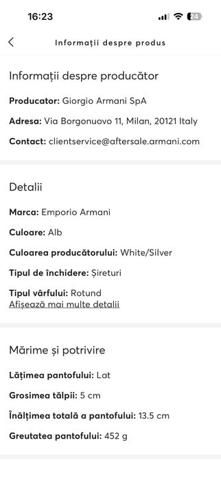 Sneakers Emporio Armani