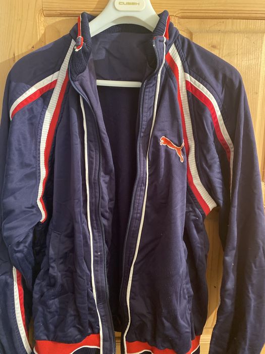 Дамски син суичър Puma