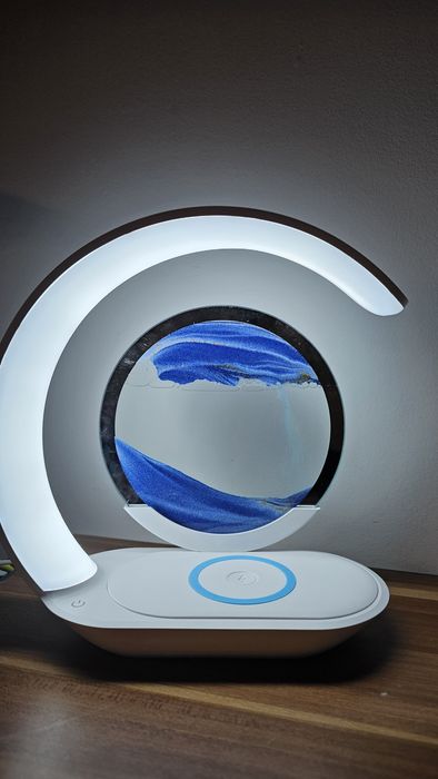 Lampa incarcator wireless clepsidra