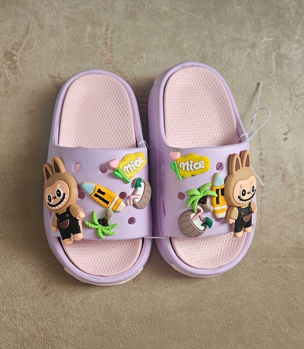 Papuci lila, marime 26-27