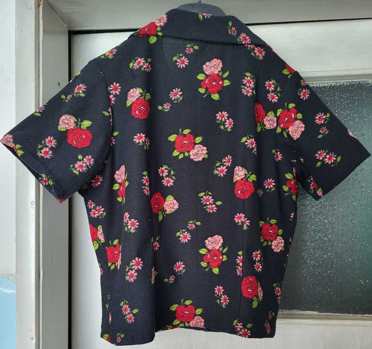 Нова дамска блуза с дантели с бродерия