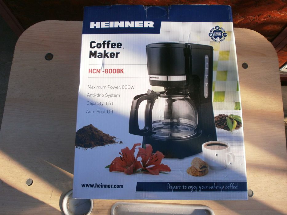 cafetiera heinner hcm 800bk noua, sigilata