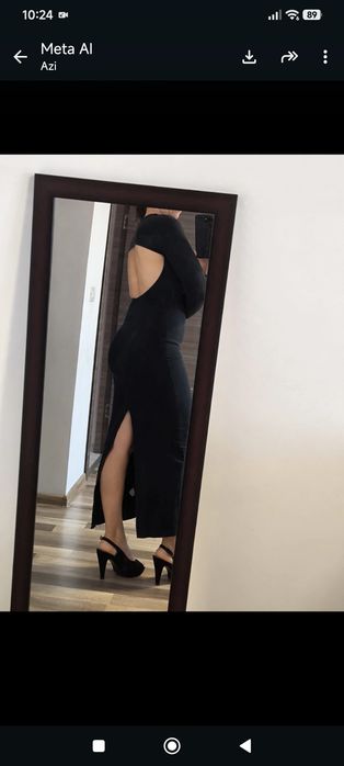 Rochie Lunga Neagra Bibliko Italia