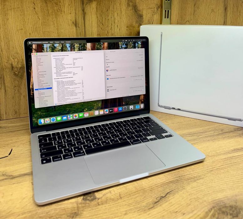 MacBook Air M2 Silver 8/256 -  ( Макбук - Ноутбук )
