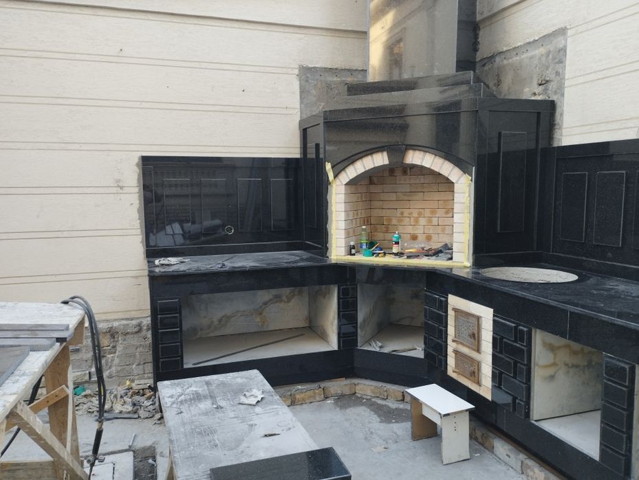 Барбекю, Летние кухни, Камины, Казаны