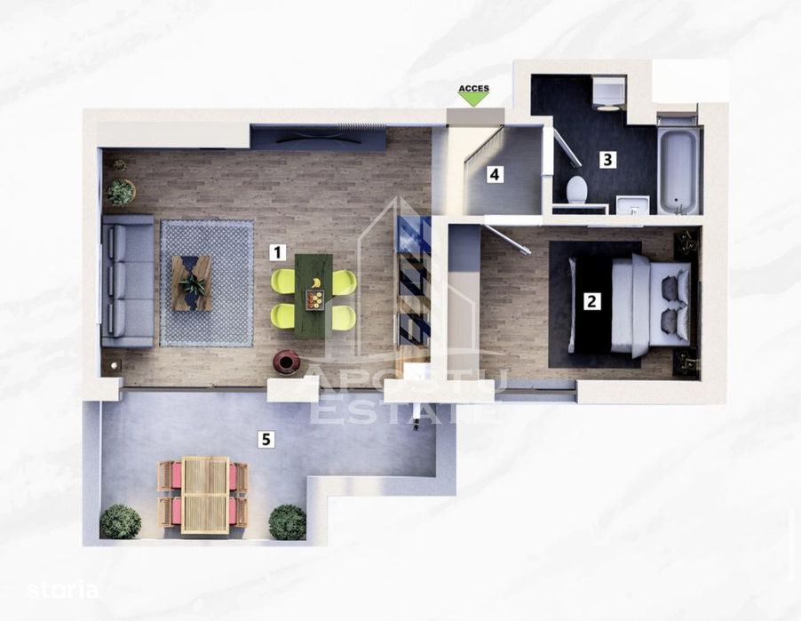 Apartamente cu 2 camere de vanzare, parcare inclusa, Mehala Timisoara