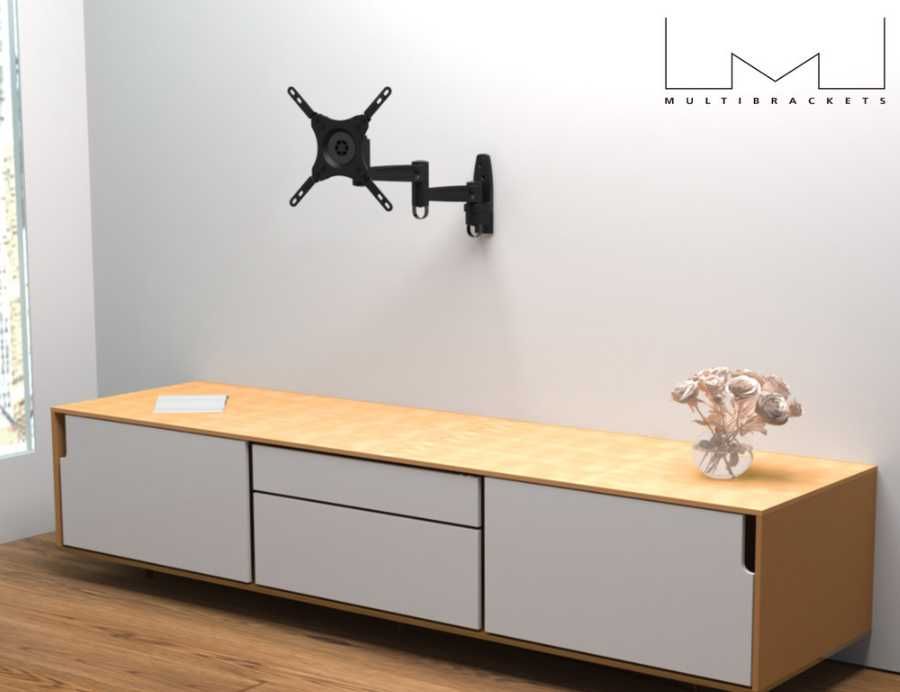 suporturi NOI profesionale pentru monitor sau televizor Multibrackets M VESA Flexarm 360, cu prindere pe perete.