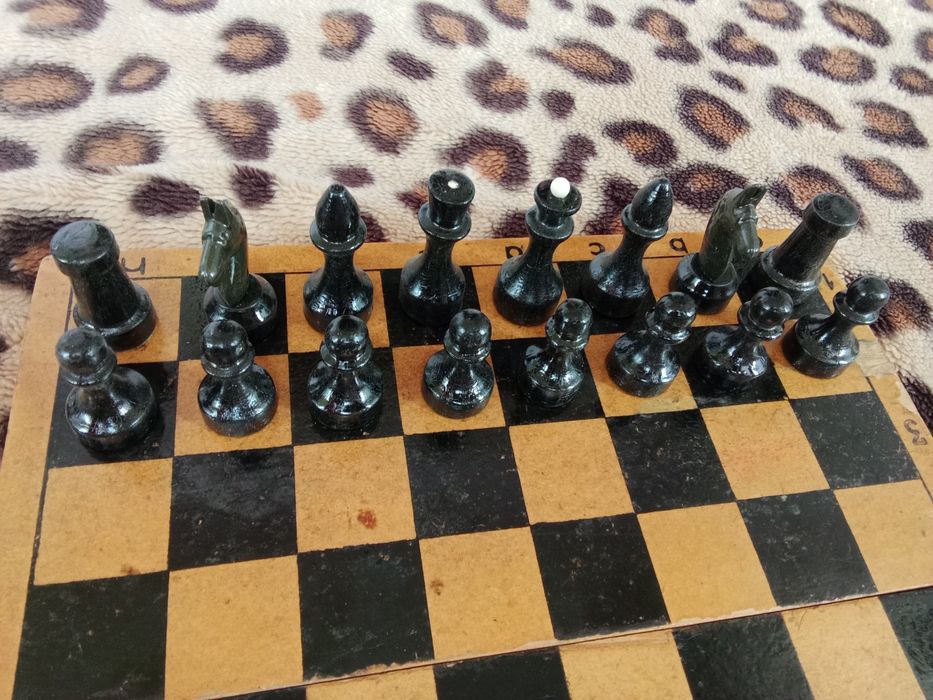 Шахматы СССР деревянные фигуры
