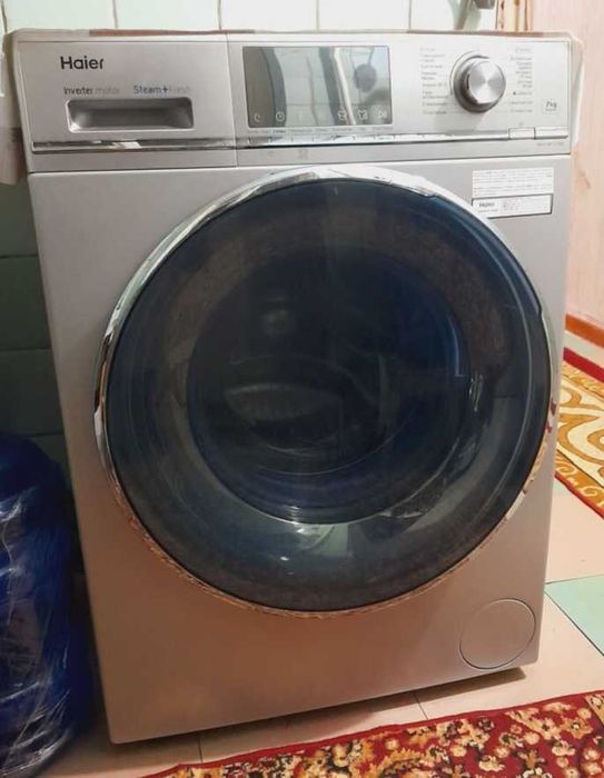 Кир ювиш мошинаси Haier 7 кг. Стиральная сенсорная машина Haier 7кг