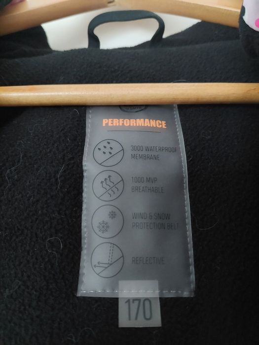 Jachetă schi mpermeabila fete 170 cm Smyk