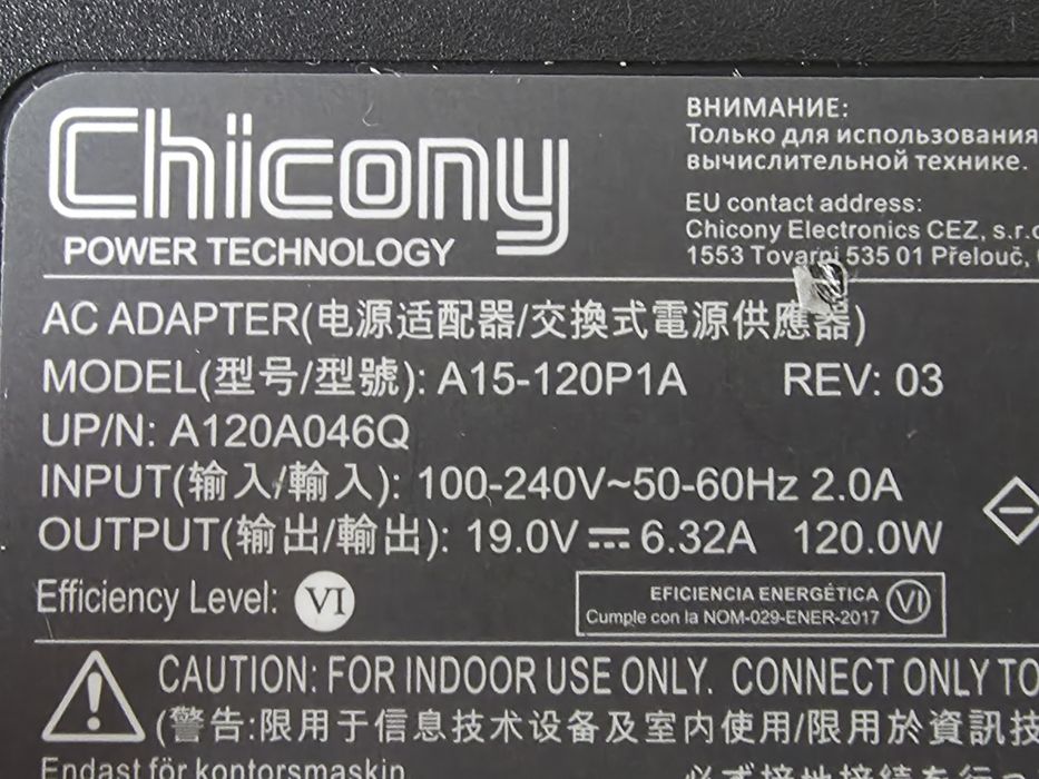 Alimentator ASUS  19V 6,32A 120W mufa 5,5x2,5mm