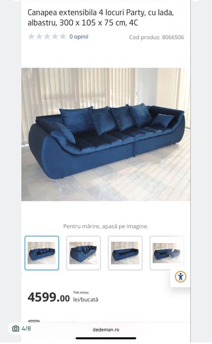 Canapea 4 locuri