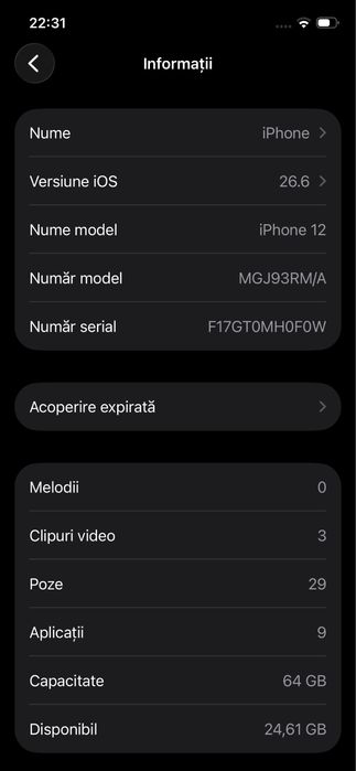 Iphone 12 64GB IMPECABIL