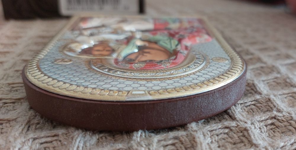 Дева Мария донесена от Йерусалим посребрена със сертификат