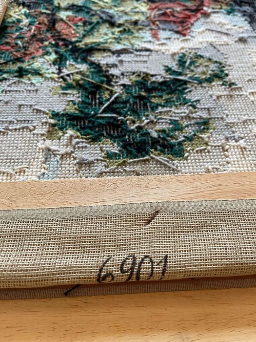 Goblen Les Moulins d’apres Hobbema, Meindert ( Amsterdam 1638-1709)