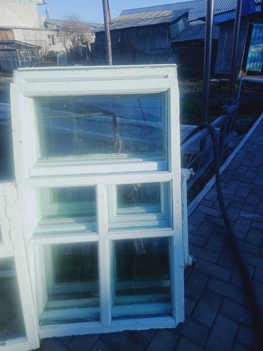 Окна - окно б\у деревянные