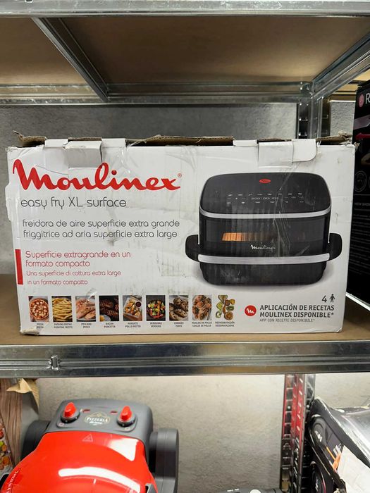 Moulinex Easy Fry XL Surface, friteuza cu aer XL cu cos antiaderent