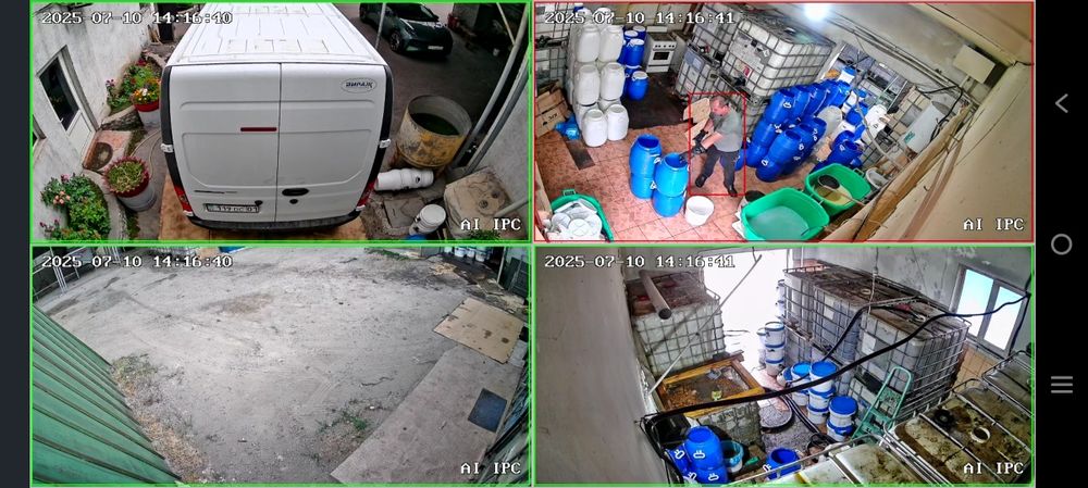 Установка камер видеонаблюдения домофона