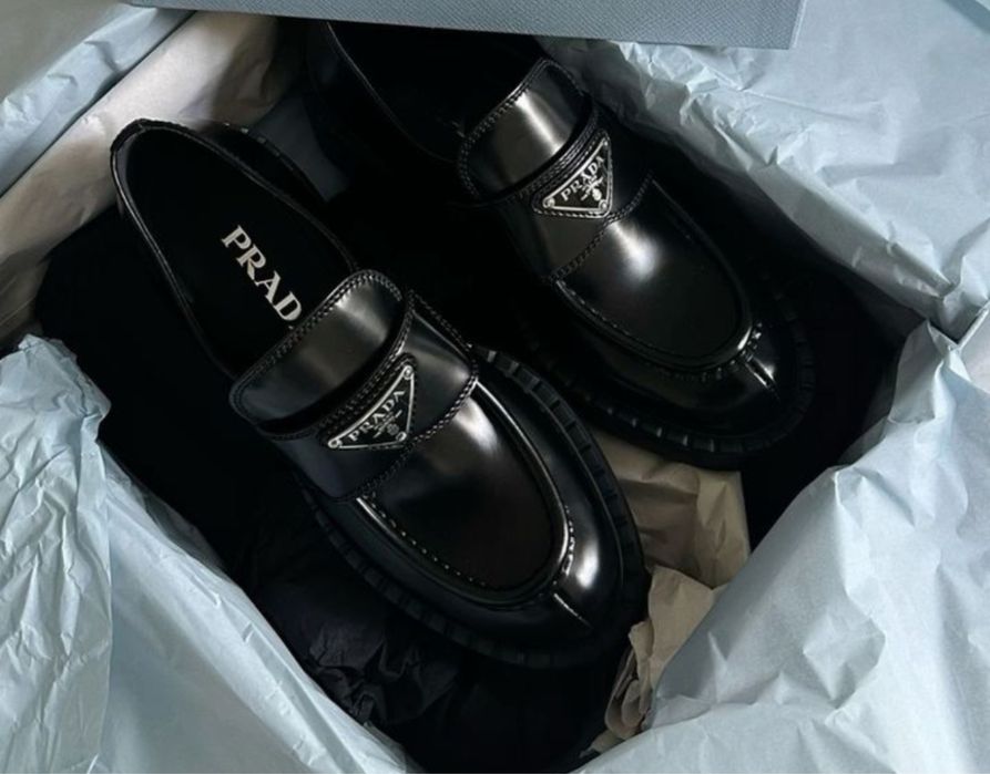 Prada лоферы 1:1 люкс