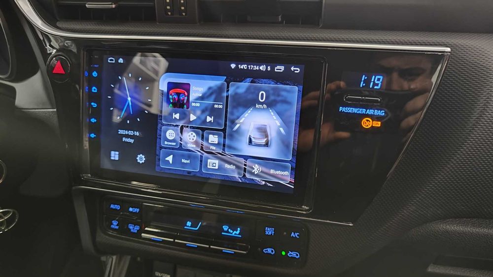 TOYOTA COROLLA 2017/2019 - 9'' андроид навигация тип "B",9855