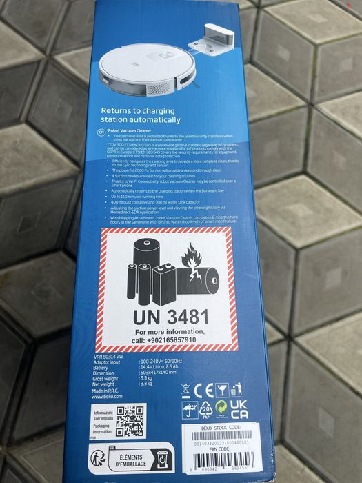 Aspirator robot vacuum cleaner beko