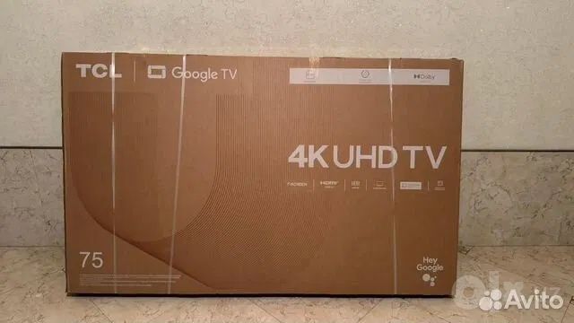 Телевизор TCL 75 4K UHD SMART Google tv бесплатная доставка
